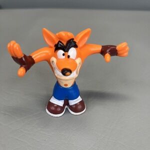 Crash Bandicoot PVC Figure Toy Taco Bell PS1 Playstation Sony Cake Topper